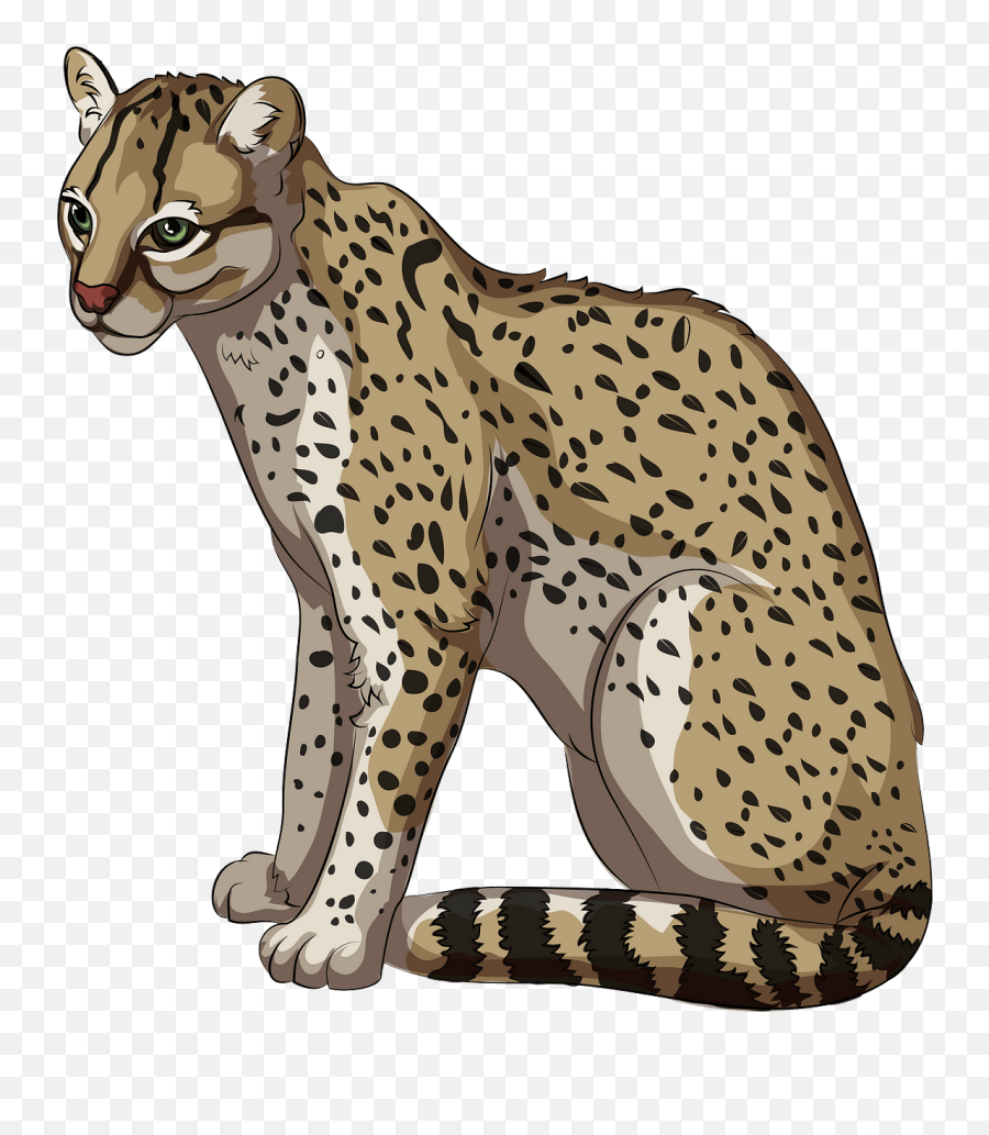 Don T Make Noise - Ocelot Clipart Emoji,Cheetah Emoji