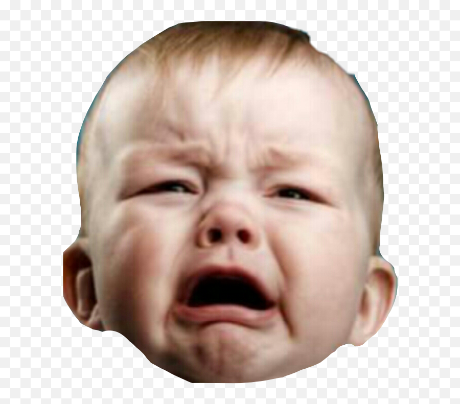 Baby Crying Babycrying Memes Funny - Crying Baby Face Transparent Emoji,Baby Crying Emoji Meme
