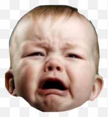 Baby Crying Babycrying Memes Funny - Crying Baby Face Transparent Emoji,Baby Crying Emoji Meme