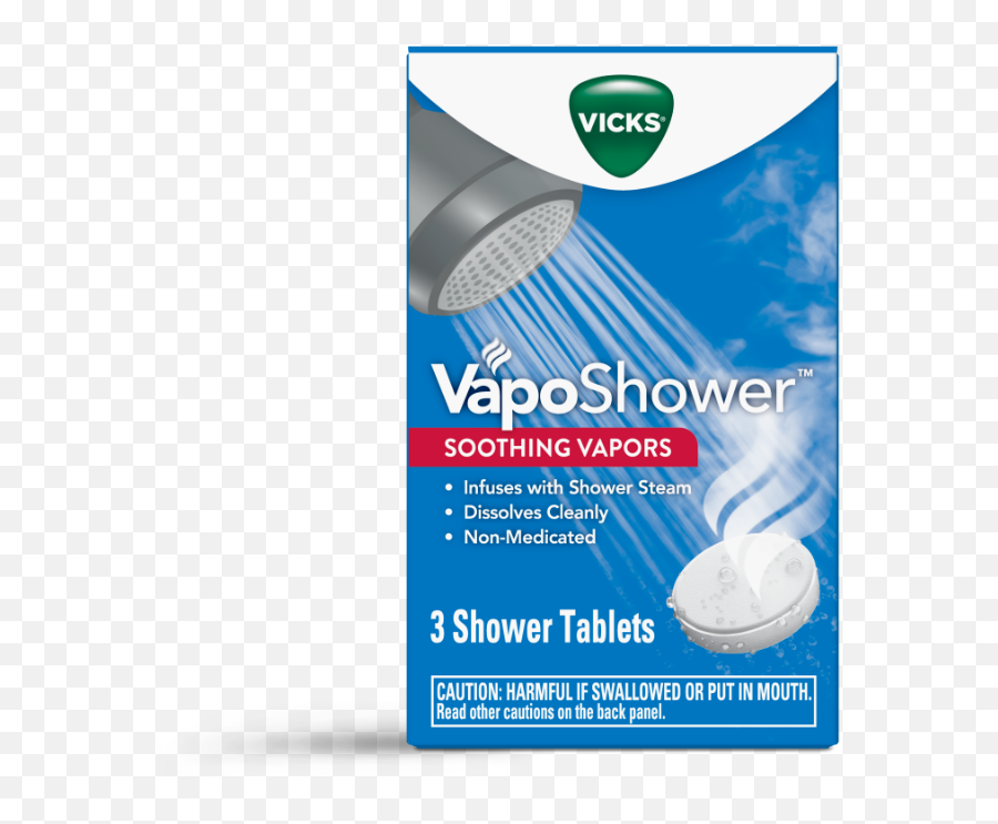 Vicks Vaposhower Aromatherapy Shower Bomb Soothing Vicks - Vick Vapo Shower Emoji,Pill Steam Emoticons