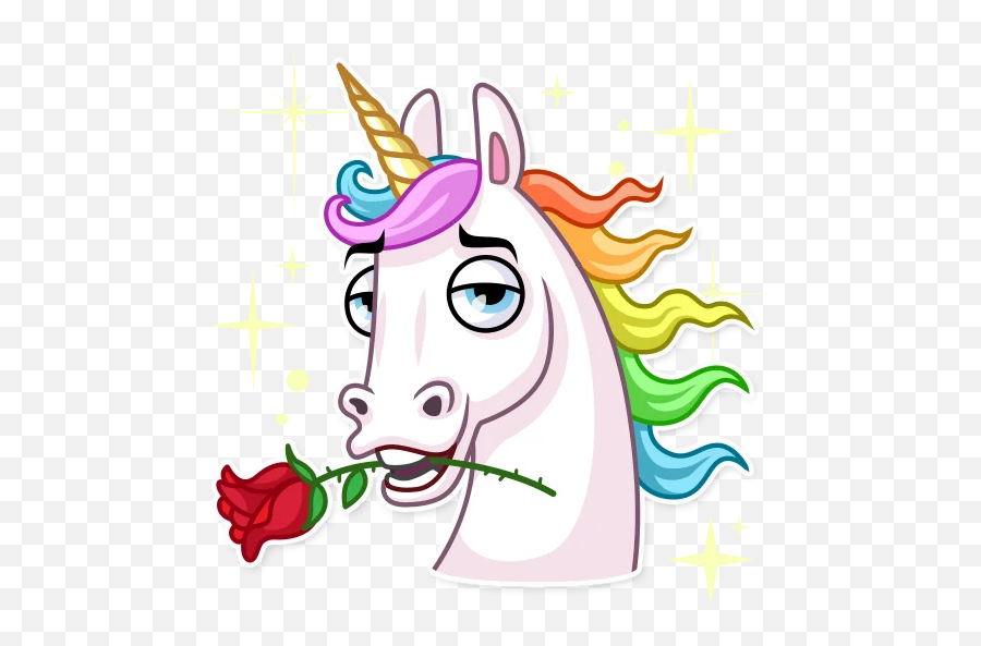 Rainbow Unicorn - Stickers For Whatsapp Stickers For Whatsapp Of Unicorns Emoji,Unicorn Emojis Iphone