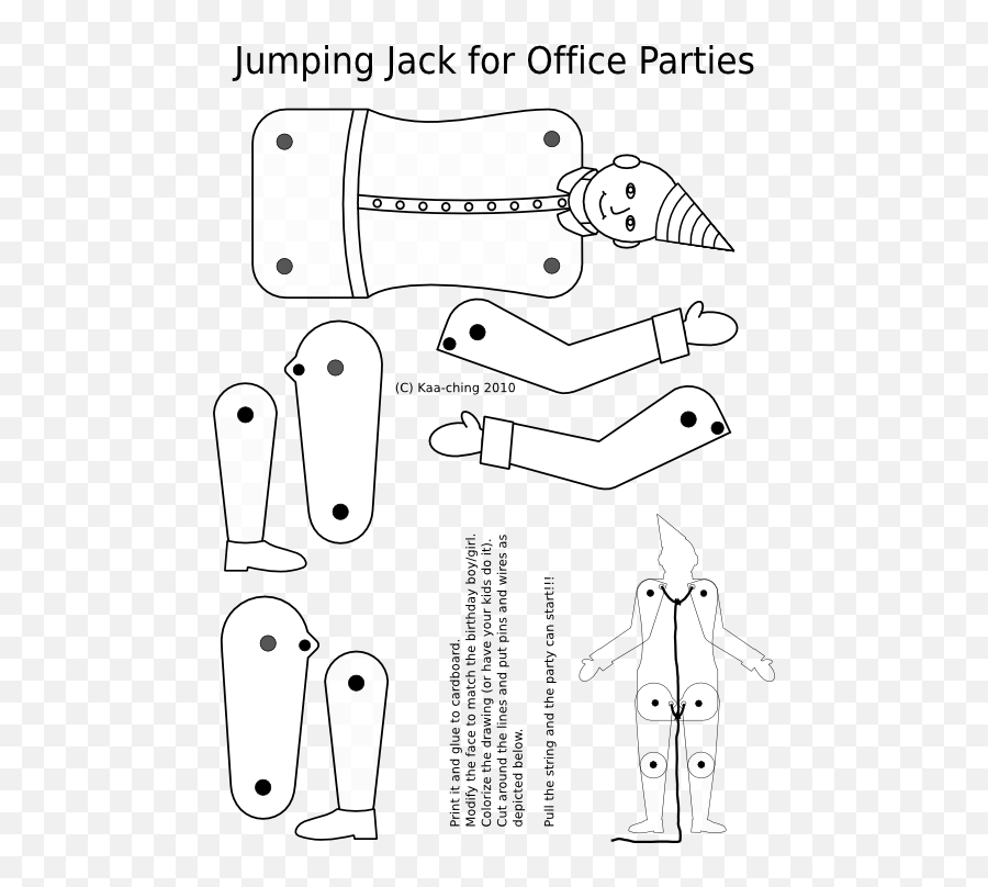 Jumping Jack Coloring Page Clipart - Coloring Book Emoji,Jumping Emoticon Text