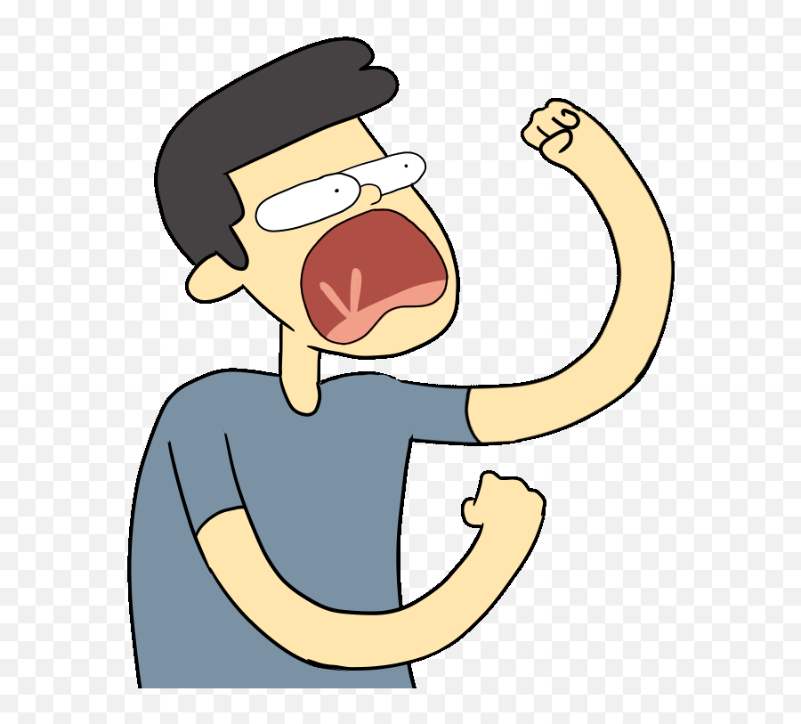 Angry Punch Sticker For Ios Android Gif - Angry Man Gif Animation Emoji,Punch Emoji