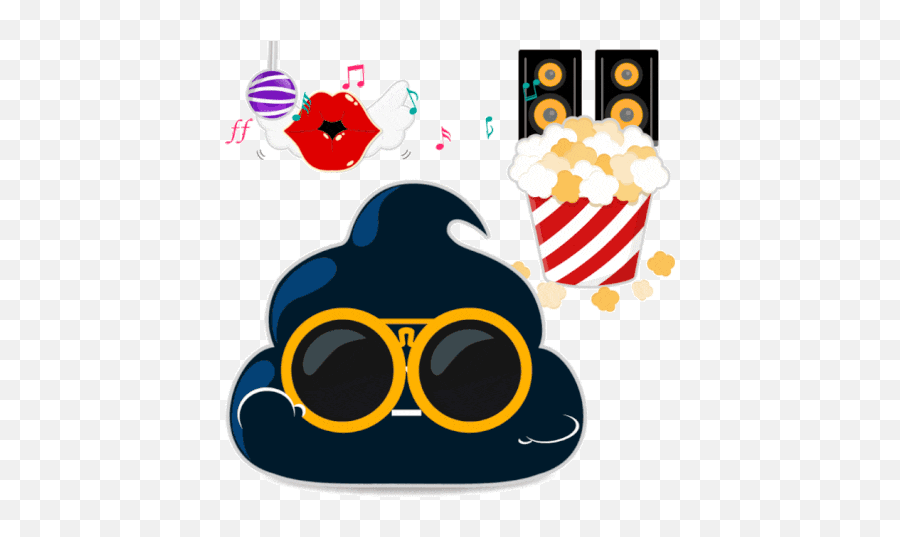 Poop Cute Sticker - Poop Cute Emotion Discover U0026 Share Gifs For Party Emoji,Emotion Stickers