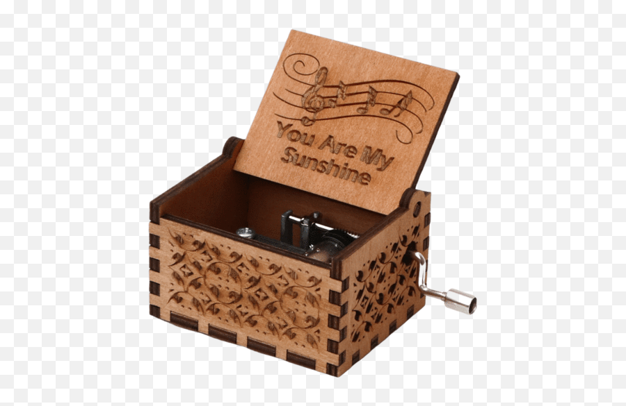 You Are My Sunshine Wooden Music Box - Castle In The Sky Music Box Emoji,Box Up Your Emotions