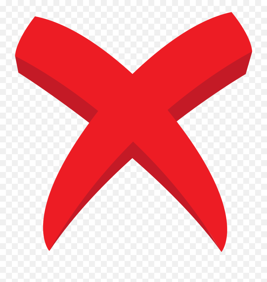 Free No Sign Cross 1194357 Png With Transparent Background - Croix Rouge Fond Transparent Emoji,Fingers Crossed Emoticon For Fb