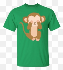 Cute Kawaii Monkey Emoji See No Evil T - Black Sabbath Tshirt For Kids,Cute Shirts Monday - Friday Emojis
