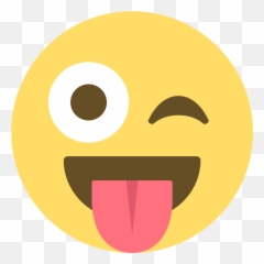 Download Emoticon Sketchbook School - Tongue Winky Face Emoji,Emojis Cover