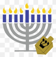 Jewish Menorah Clipart - Hanukkah Menorah Transparent Background Emoji,Menorah Emoji
