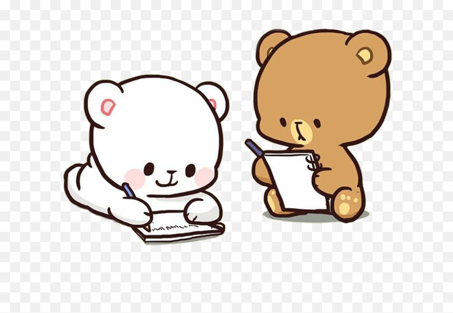 Milk And Mocha Bears Gif - Milk And Mocha Bear Matching Pfp Gifs Emoji,Linestore Hello Kitty Emoticon