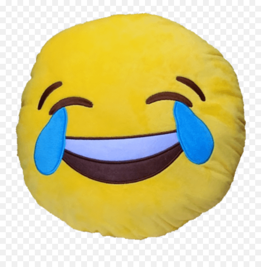 Download Heart Eyes Emoji Pillow - Laughing Crying Emoji Cursed Laughing Emoji Png,Crying Emoji