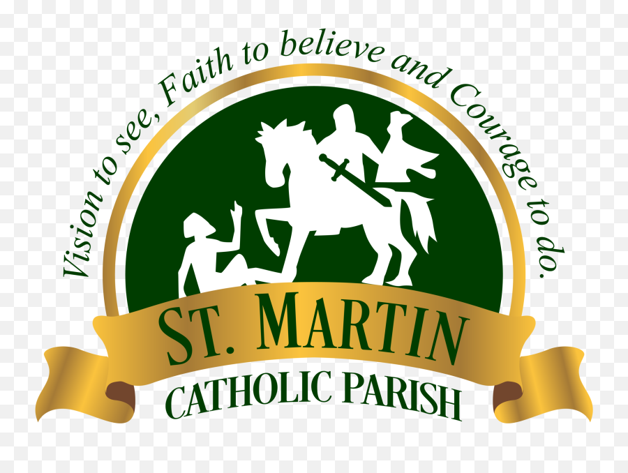 Catholic Church Parish School Branding - St Martin Catholic Church Logo Emoji,Fr Martin Emotions