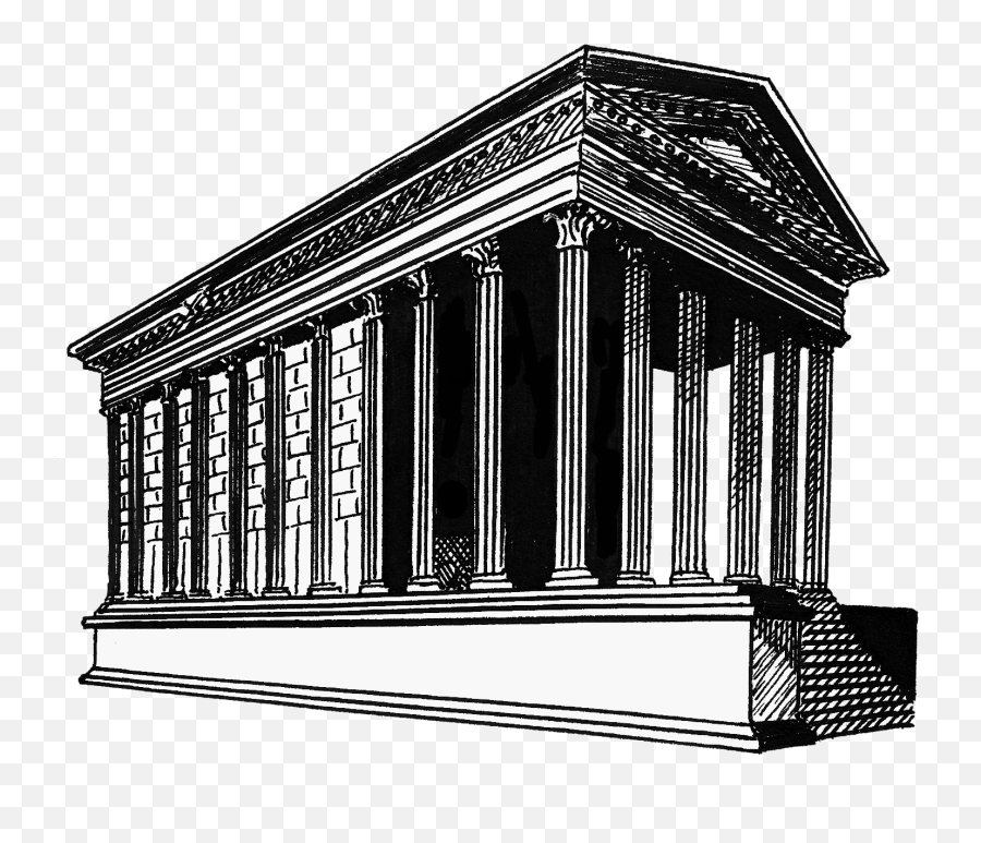 Temple - Roman Temple Hd Emoji,Temple Of Hephaestus Emotion