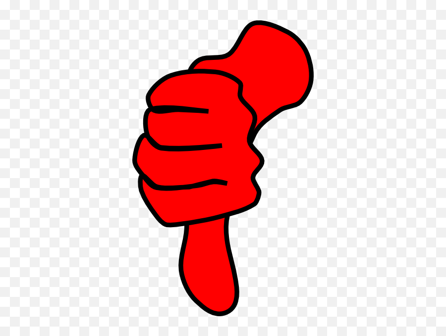 Thumb Down Symbol - Clipart Best Thumbs Down Red Clipart Emoji,Facebook Thumbs Down Emoticon