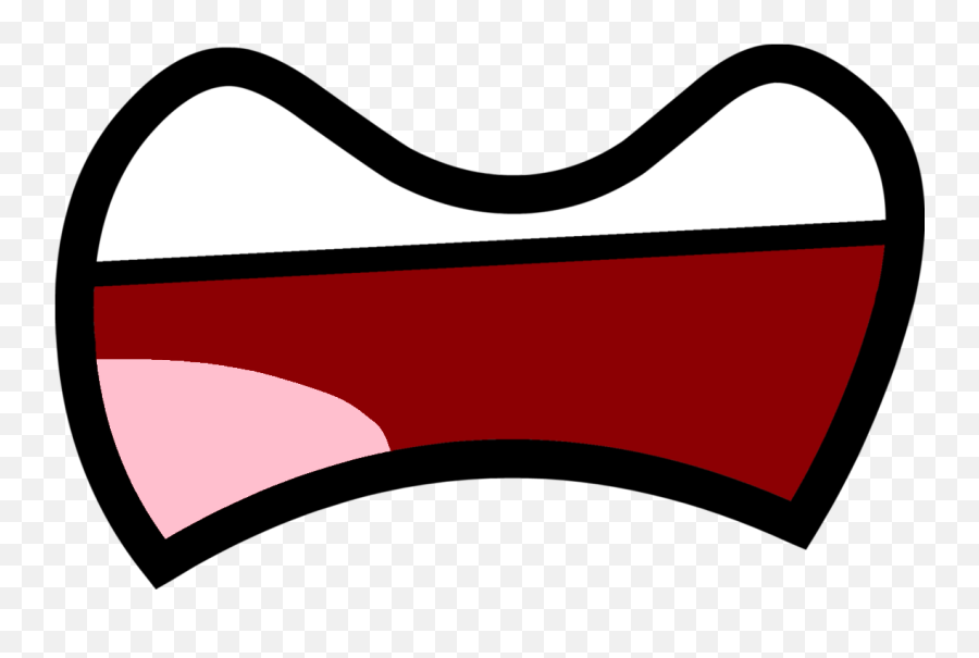 Big Frown Mouth Open Ii Style - Scared Mouth Cartoon Png Cartoon Mouth Png Emoji,Big Mouth Emoji