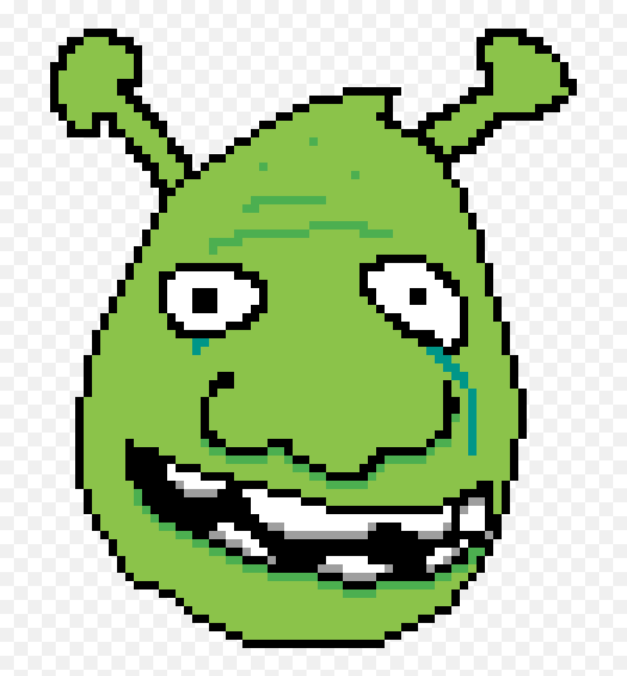 Succ The Shrek - Pixel Cake Full Size Png Download Seekpng Shrek Pixelated Emoji,Cake Emoticon Facebook Status