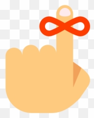 Thumb Clipart Middle Thumb Middle Transparent Free For - Clip Art Emoji,Idgaf Emoji