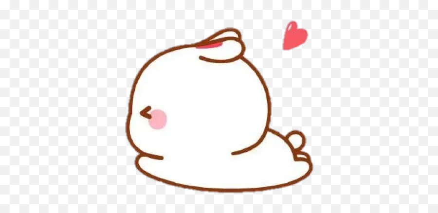 Cute Rabbit Whatsapp Stickers - Stickers Cloud Girly Emoji,Cute Rabbit Emoticon Gifs Confused