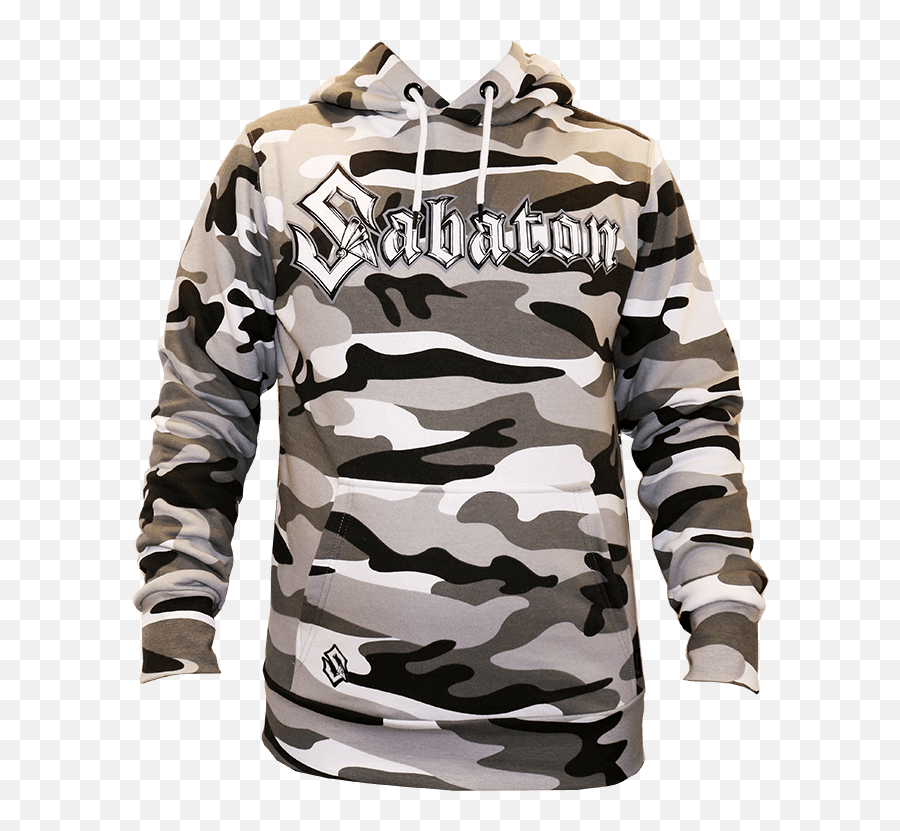 Sabaton Winter Camo Hoodie - Long Sleeve Emoji,Camo Print Your Emotion