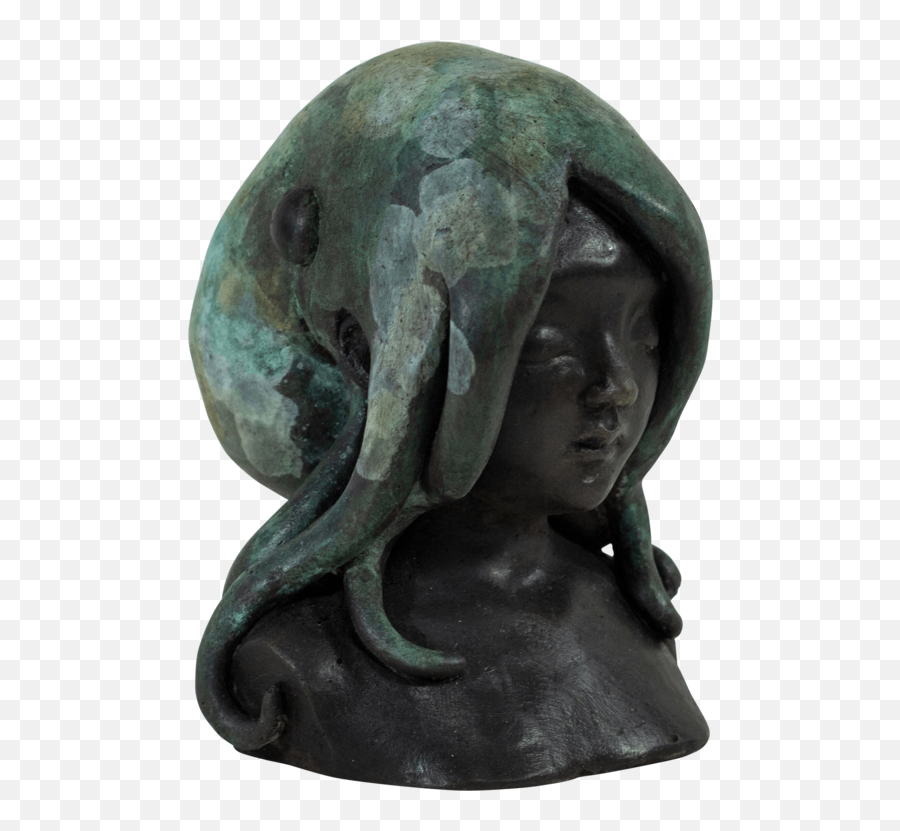 Octopus Girl By Francesca Dalla Benetta 2018 Sculpture Emoji,Octopus Color To Emotion