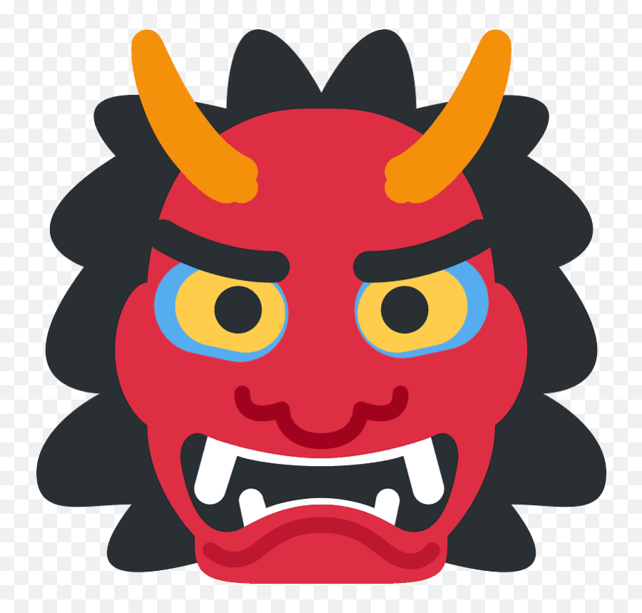 Ogre Emoji Meaning With Pictures - Japanese Ogre Emoji,Dragon Emoji