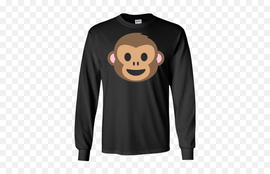 Laughing Monkey Emoji Face T - Shirt Jocteracmobi,Chimp Emoji
