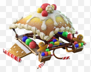 Fortnite Gingersled Glider - Png Pictures Images Emoji,Ginerbread Emoji