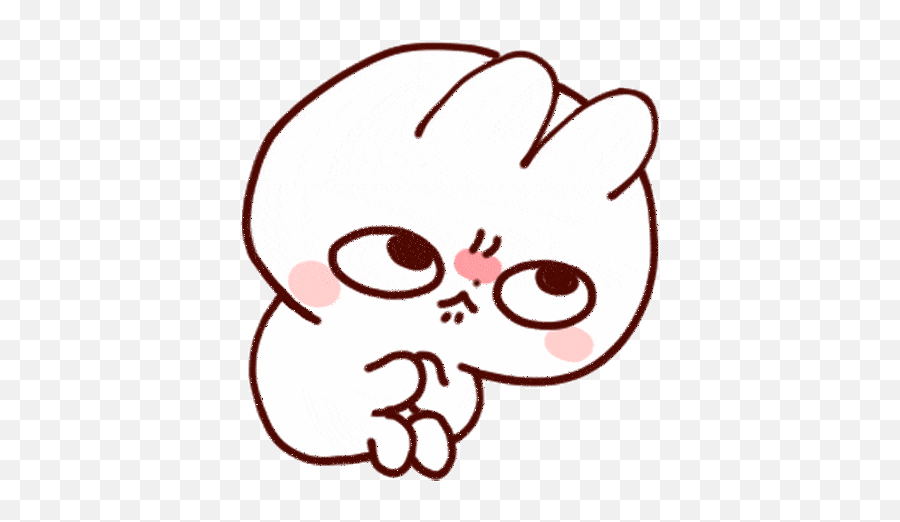 Loathe Provoking Sticker - Loathe Provoking Outrageous Emoji,Wave Kawaii Emoji