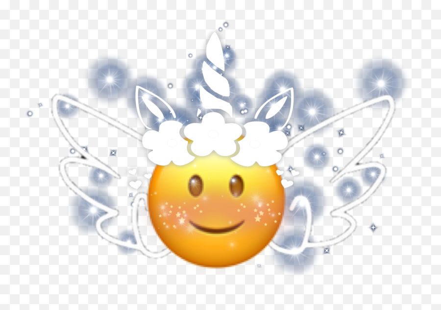 Emoji Sticker - Happy,Unicorn Emoji Sticker