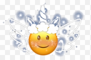 Emoji Sticker - Happy,Unicorn Emoji Sticker