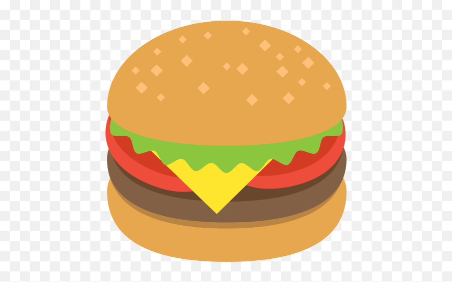 Hamburger Emoji High Definition Big - Emoji Hamburger Png,Fox News Hamburger Emoji