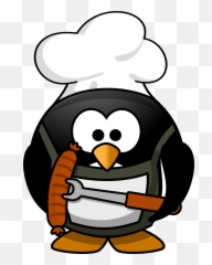 Grilling Penguin Clipart - My Coloring Book Cover Page Emoji,Grilling Emoji