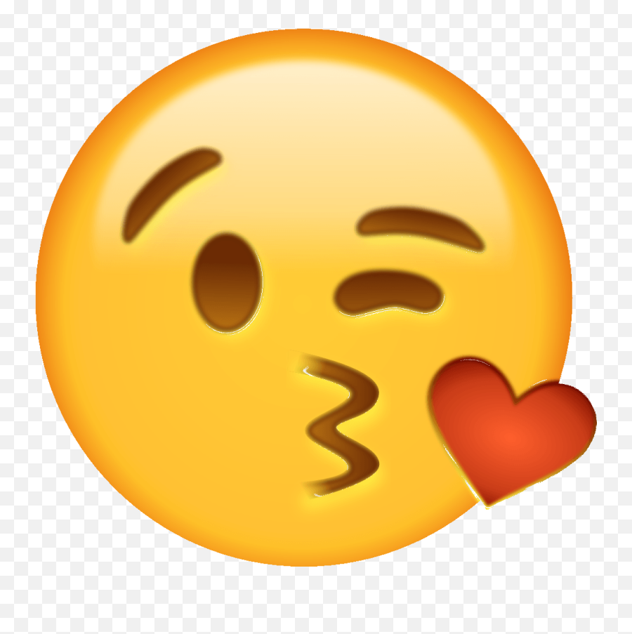 Happystickers Emoji Emote Emotes Love B Clipart - Full Size Winky Heart Emoji Png,B Emoji