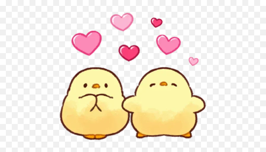 Soft And Cute Chick 2 Whatsapp Stickers - Stickers Cloud Soft And Cute Chick Emoji,Chicken Emoji