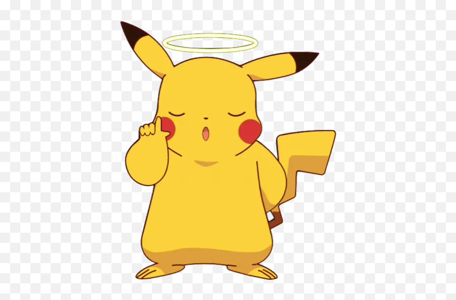 Sticker Maker - Pokemonpikachu Happy Emoji,Pikachu Emoji Text