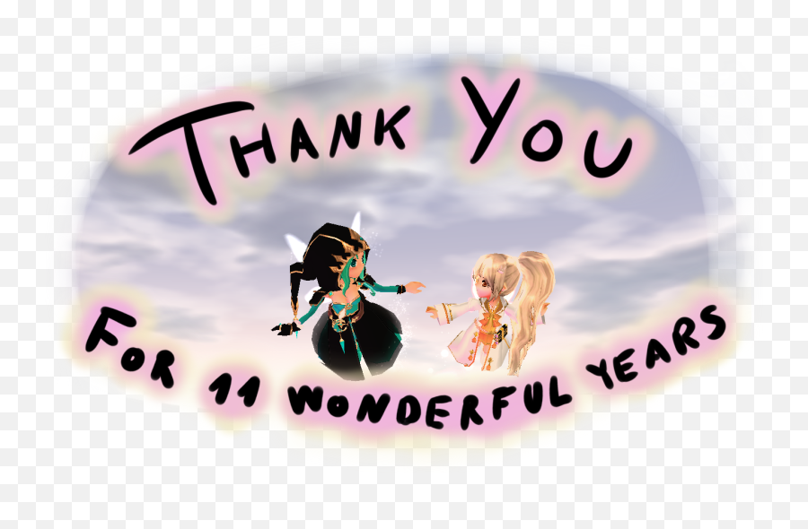 11th Anniversary Thank You Card Submission - Mabinogi Fictional Character Emoji,Vindictus Emoticons