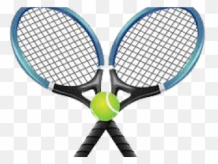Tennis Clipart Rachet - Crossed Tennis Racket Png Emoji,Emoji Tennis Ball And Shoes