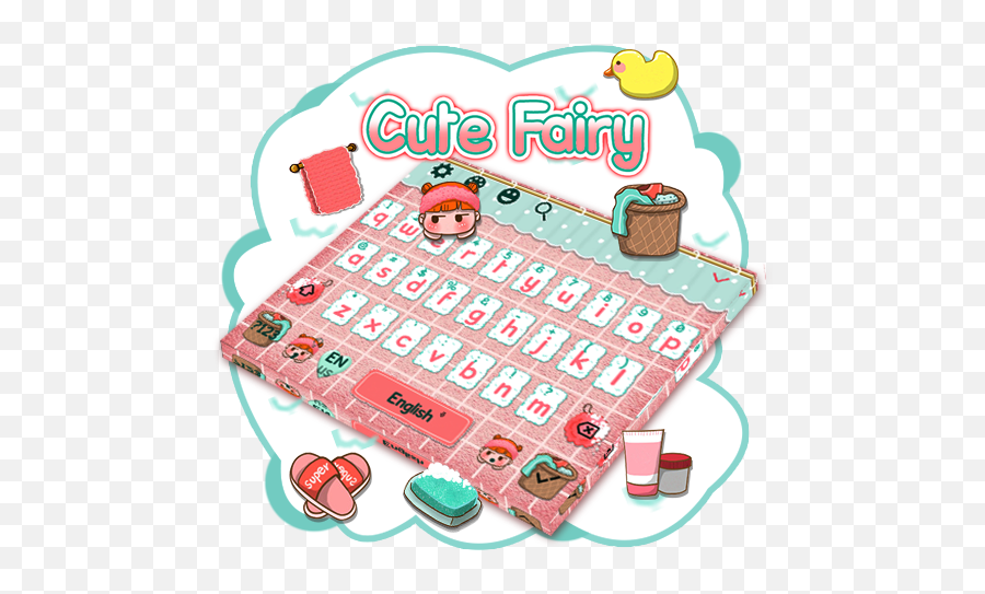 Cute Fairy Keyboard Theme - Electronic Musical Instrument Emoji,Emoticons Digitados