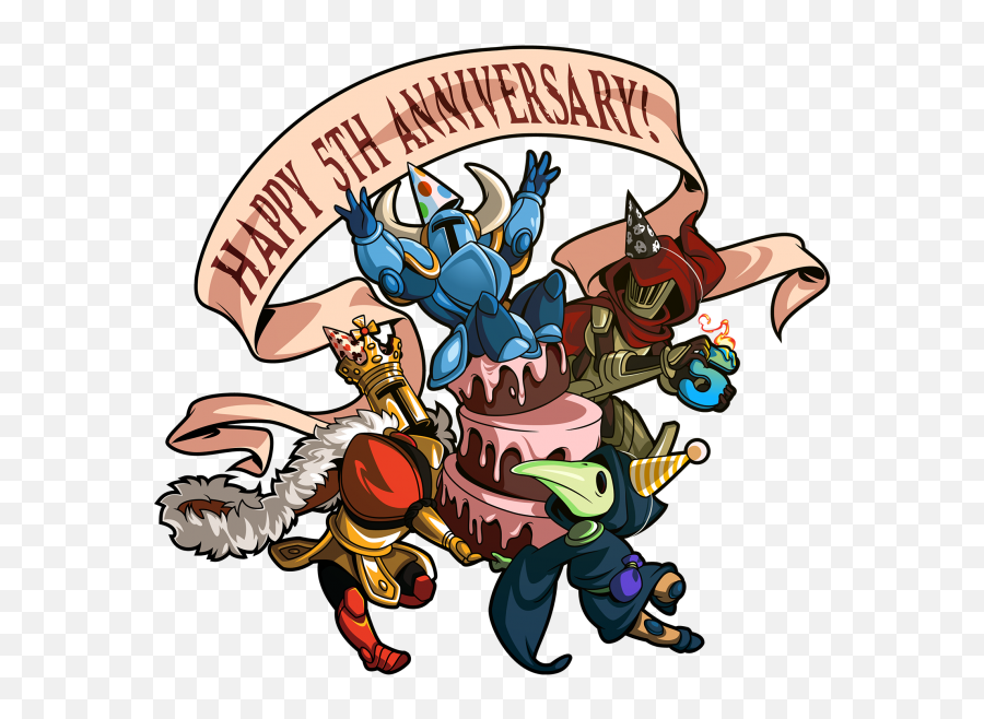 Shovel Knight 5th Anniversary - Shovel Knight All Knights Emoji,Shoveling Snow Emoticon