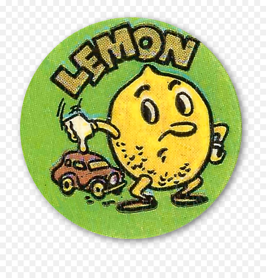 Pin On Lacey Is A Lemon - Vintage Scratch N Sniff Sticker Png Emoji,Lemon Emoticon