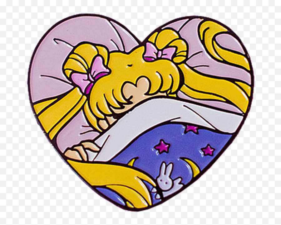 Sailormoon Heart Usagi Anime Japan Freetoedit - Sailor Moon Sailor Moon Pin Emoji,Anime Heart Emoji