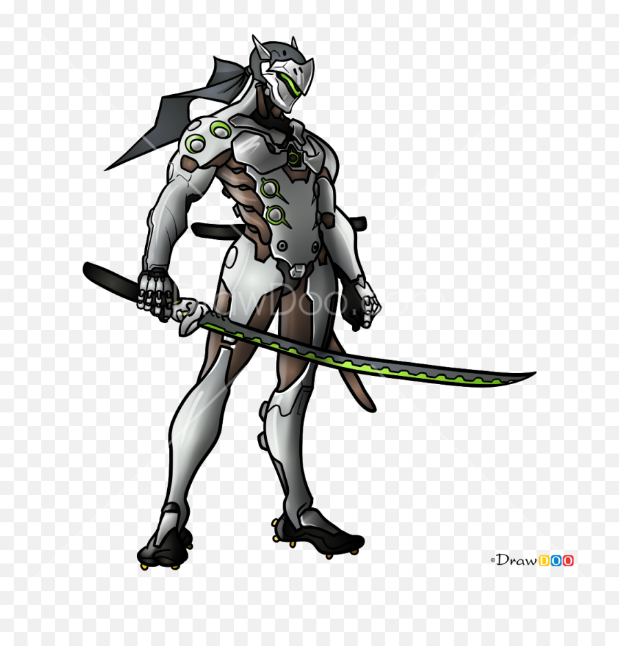 How To Draw Genji Overwatch - Genji Overwatch Art Emoji,Genjis Voice Lines Have A Lot Of Emotion