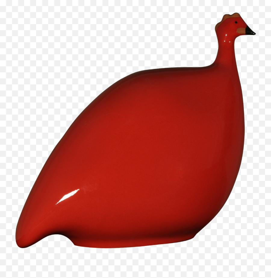 Ceramique De Lussan Red Guinea Hen Emoji,