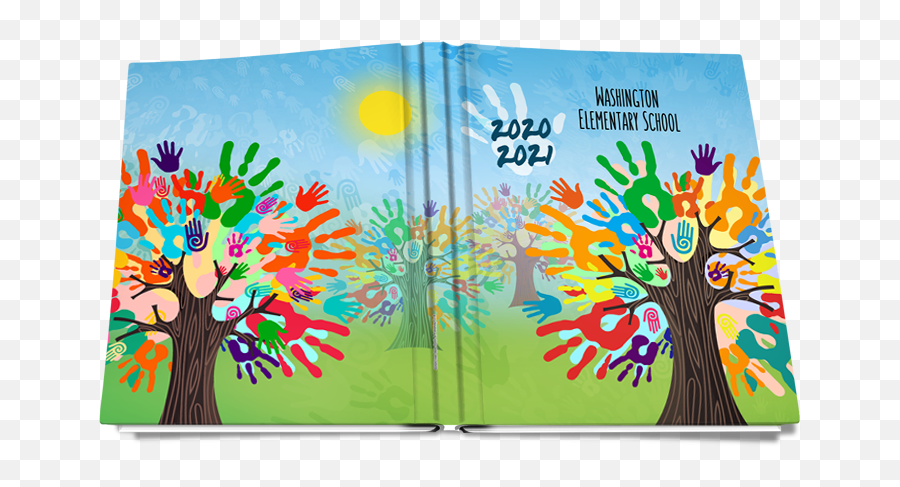 Yearbook Cover Ideas And Design - Elementary School Yearbook Cover Ideas Emoji,Patriotic Emojis School Yearbook