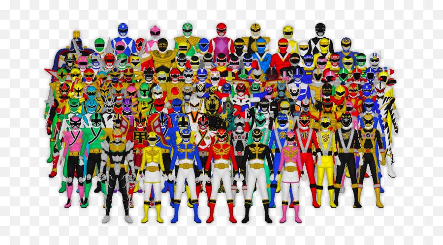 Every Single Power Ranger Ever - Fictional Character Emoji,Power Ranger Emoji
