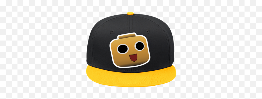 Servbot Snap Back Flat Bill Hat - Happy Emoji,Emoticon For Jerk