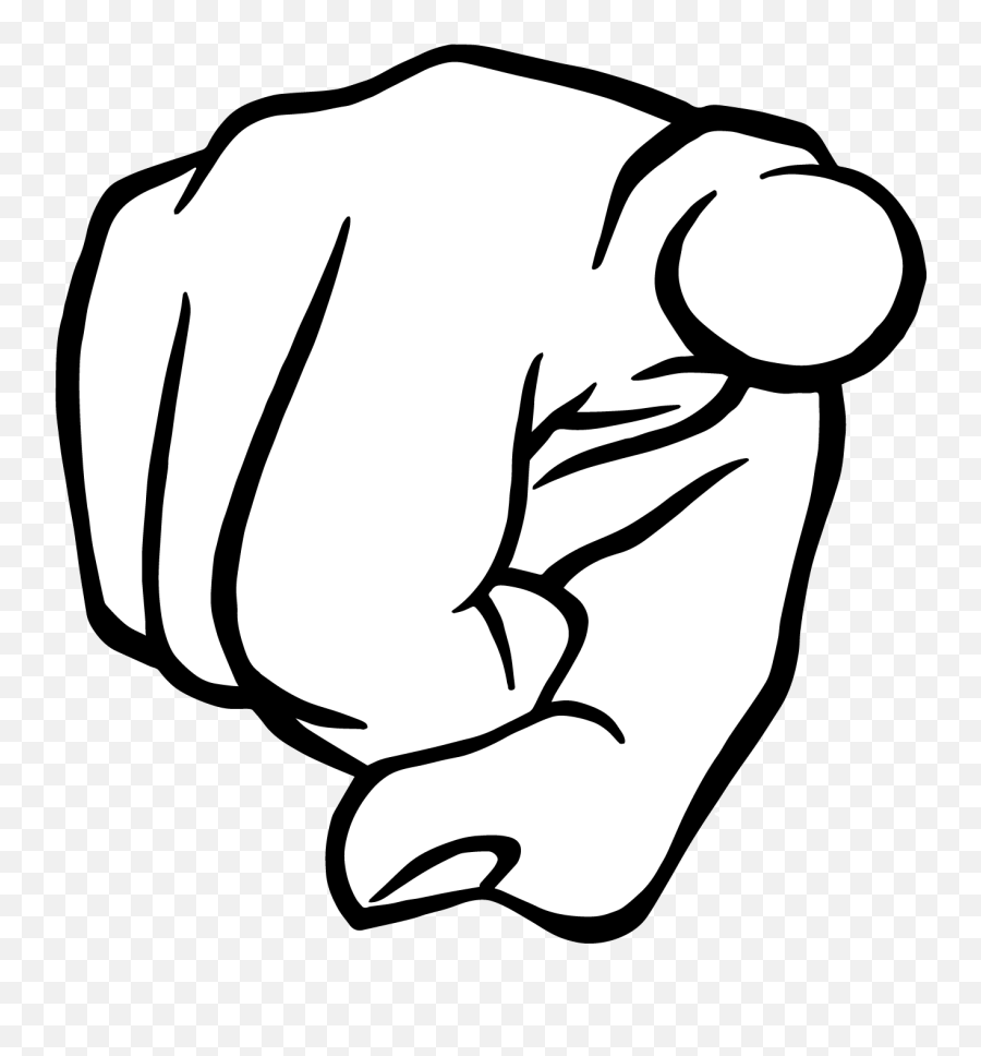Finger - Pointing Finger Clip Art Emoji,Finger Point Emoji