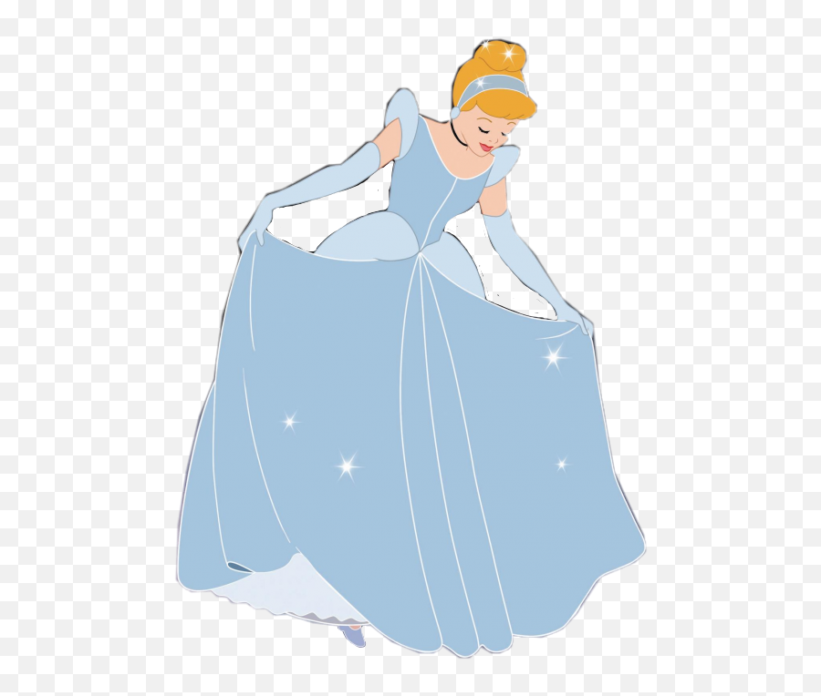 Cinderella Princess Disney Sticker By S T I T C H - Floor Length Emoji,Cinderella Emoji