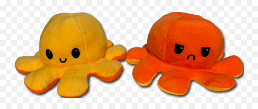 Reversible Octopus U2013 The Toy Shoppe Northport - Soft Emoji,Brain Octopus Emotions