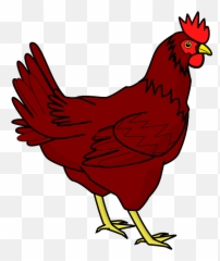 Chicken Png Transparent Image - Hen Clip Art Emoji,Rooster + Chicken Leg Emoji